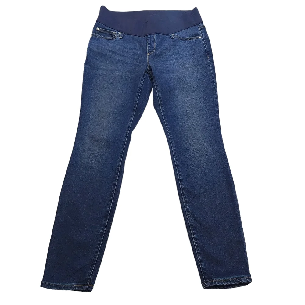 Gap True Skinny Maternity Jeans Sz 10 Short - Picture 2 of 7